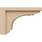 Ekena Millwork 4"W x 12"D x 8"H Classic Warren Rough Cedar Woodgrain TimberThane Corbel, Primed Tan CORUR04X12X08WARRCPR - alternate 4